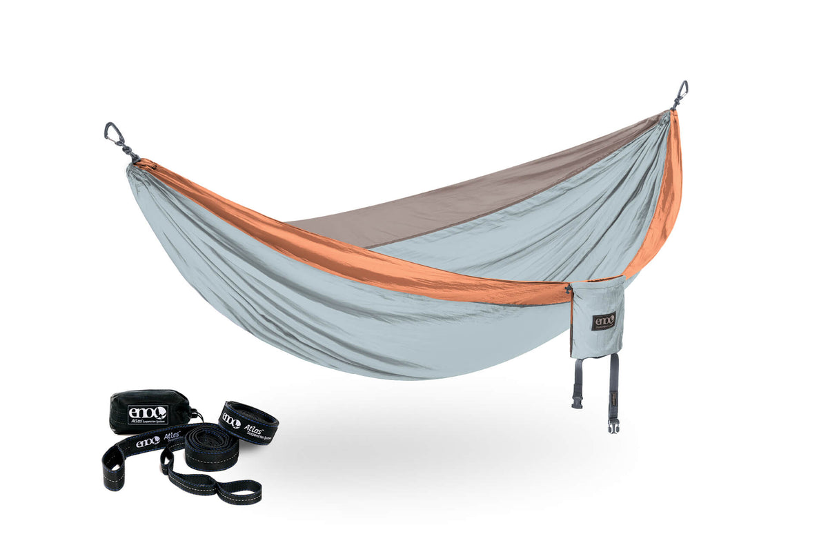 ENO Coastal/Cocktail DoubleNest Hammock + Atlas Straps Bundle