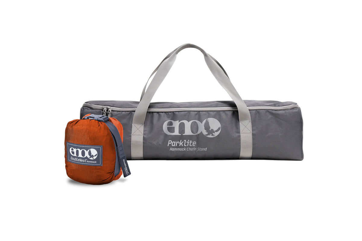 ENO DoubleNest Hammock + Parklite Stand Bundle