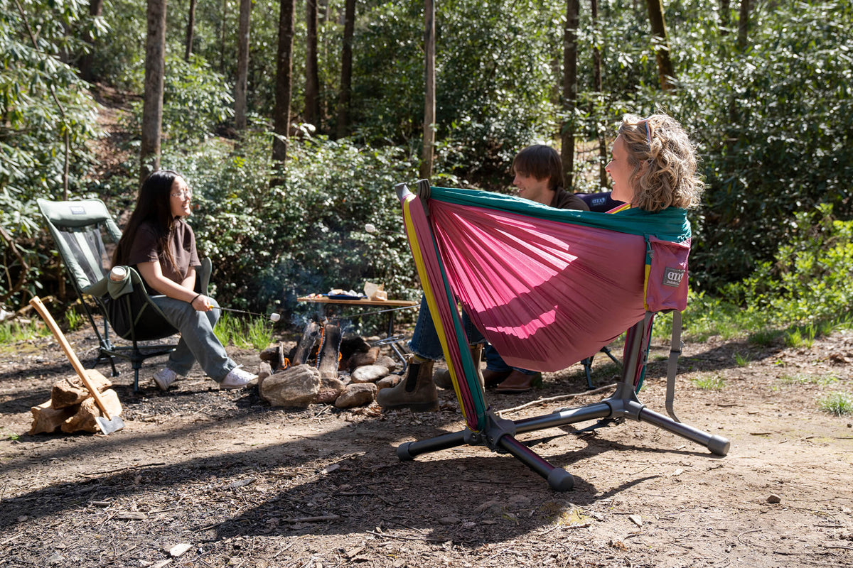ENO DoubleNest Hammock + Parklite Stand Bundle