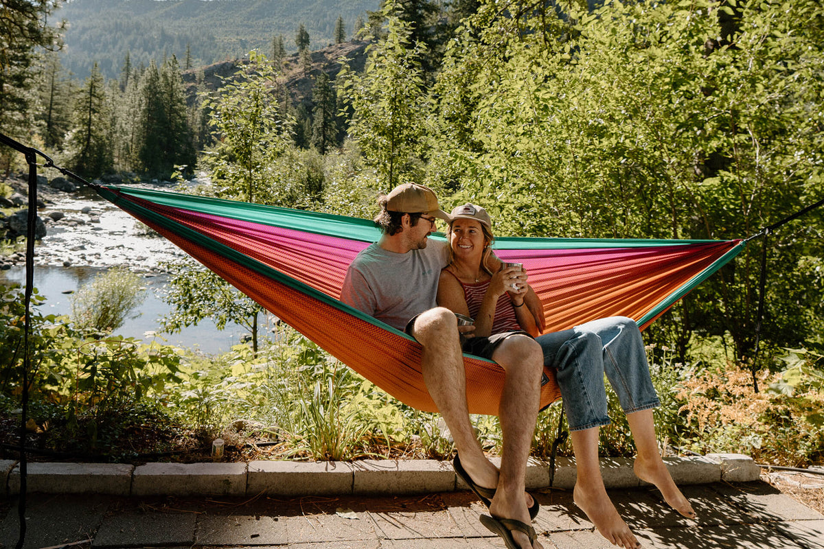 ENO DoubleNest Hammock Print + Atlas Straps Bundle