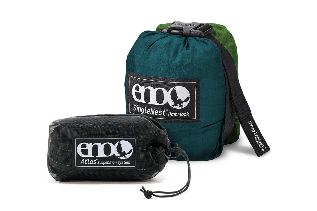 ENO SingleNest Hammock + Atlas Straps Bundle