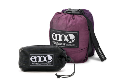 ENO SingleNest Hammock + Atlas Straps Bundle
