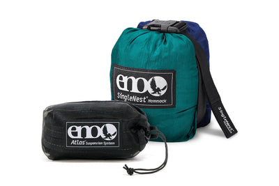ENO SingleNest Hammock + Atlas Straps Bundle