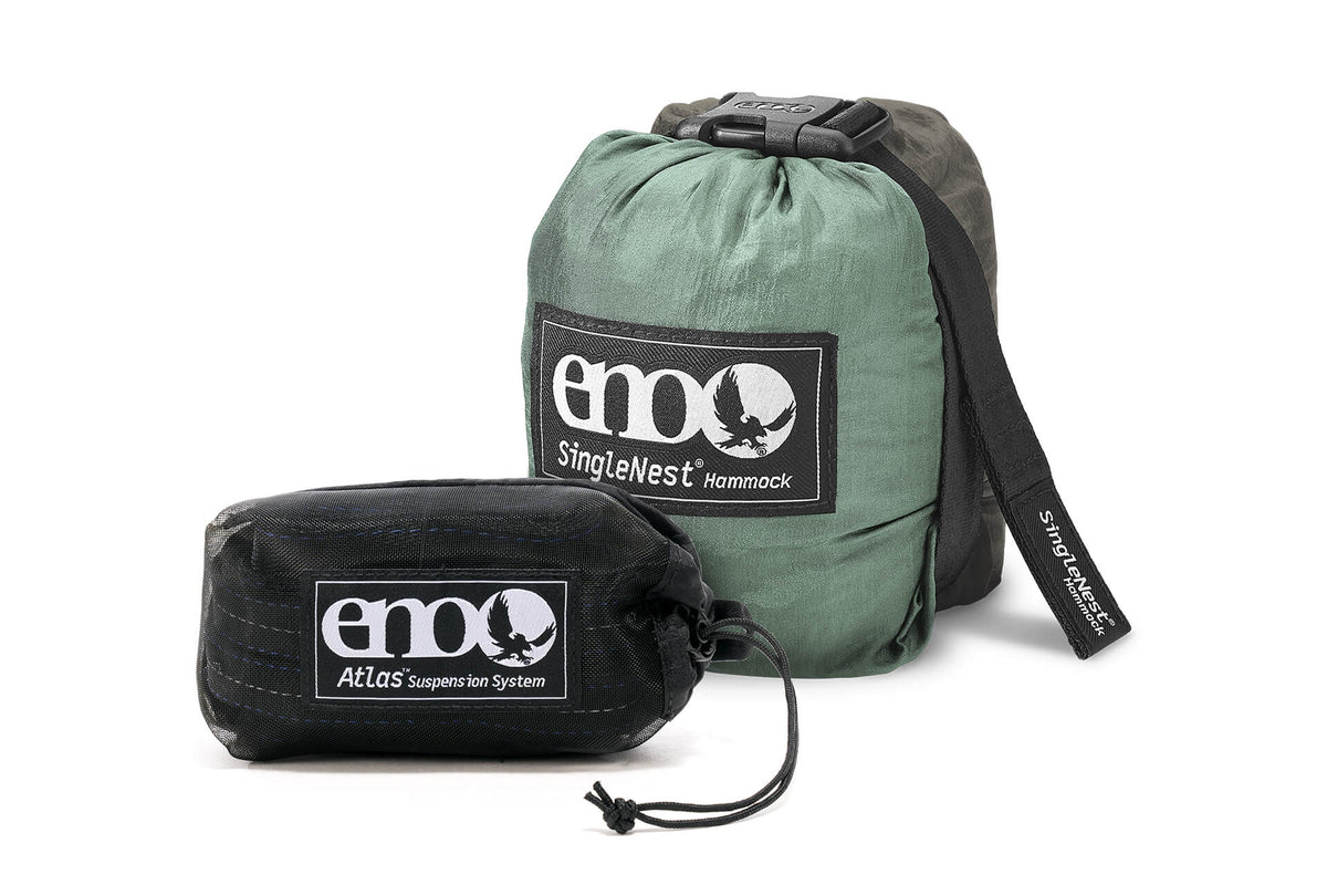 ENO SingleNest Hammock + Atlas Straps Bundle